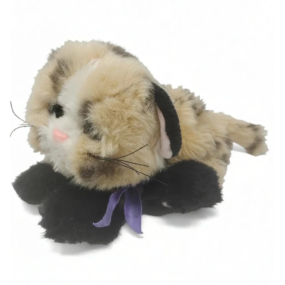 Tyco Kitty Jungle Kittens Plush 12 Inch Stuffed Animal 90s Nostalgia Toy Cat